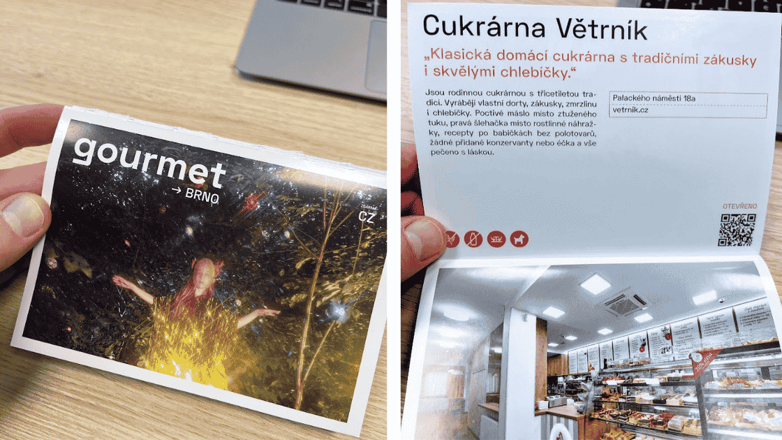 Papírový průvodce brněnskou gastro scénou