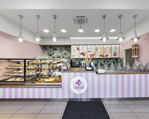 Provozovna Venhudova Brno – cukrárna Větrník