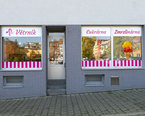 Provozovna Venhudova Brno – cukrárna Větrník