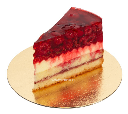 Malinový dort - klínek