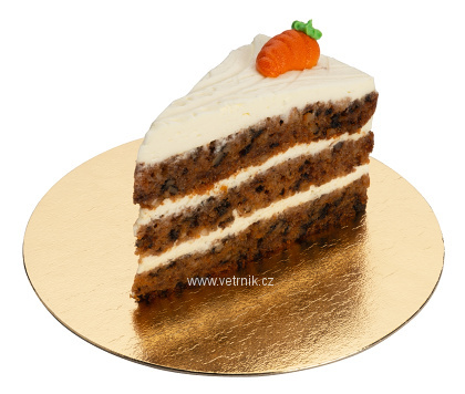 Mrkvový dort - klínek