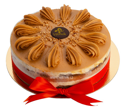 Karamel-hruška dort