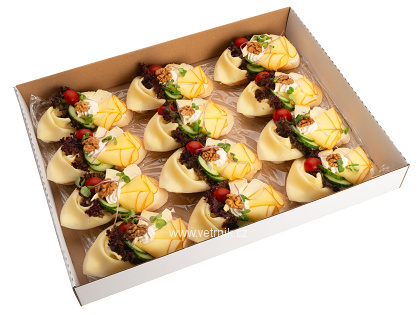 Chlebíčkový set Sýrový