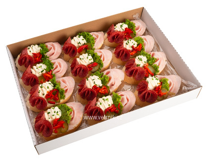 Chlebíčkový set Ruský