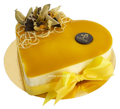 Srdce chees. mango-maracuja